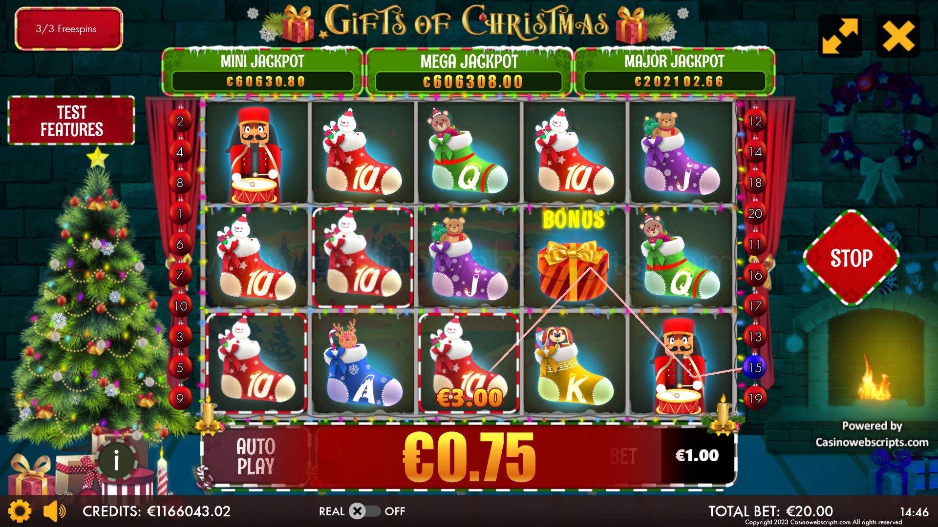 Gifts of Christmas HTML5 Mobile and PC - Preview