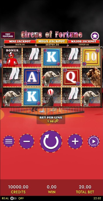 Circus of Fortune HTML5 Mobile and PC mobile