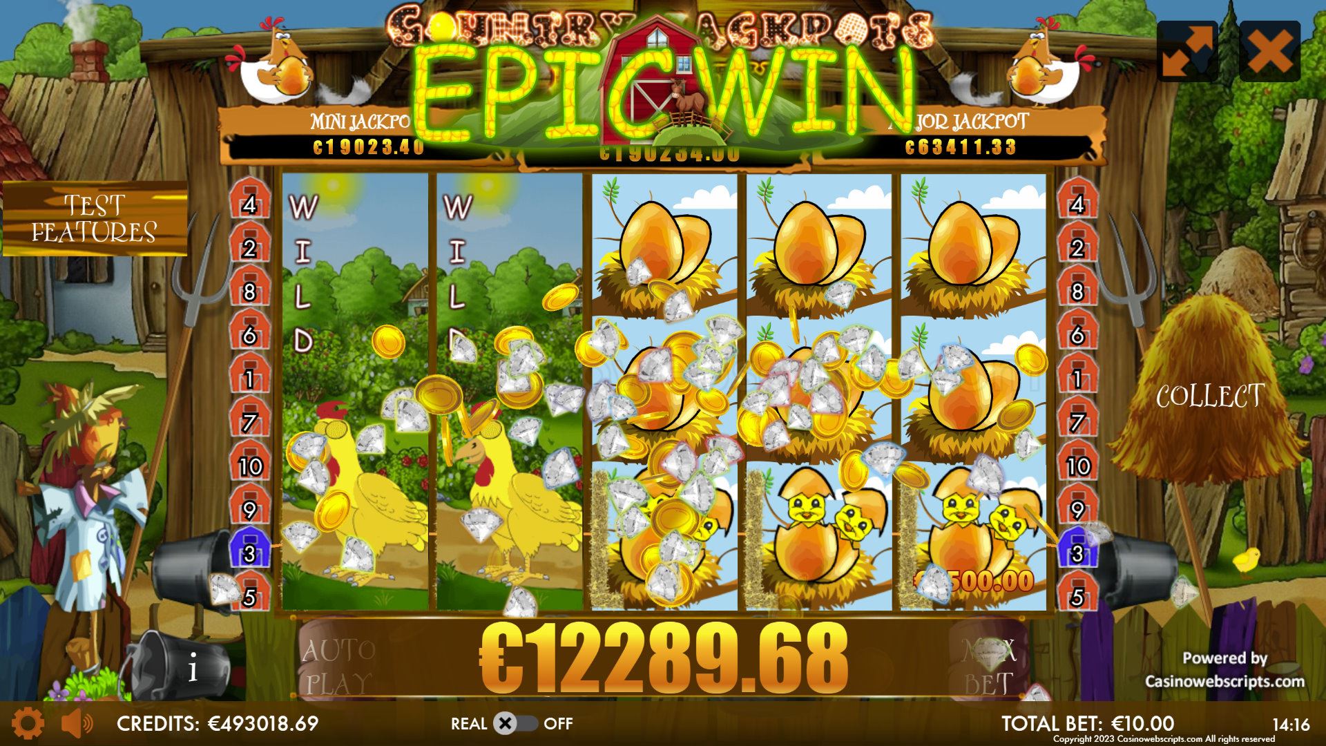 Country Jackpots Bounty Mobile and PC - Epic Win