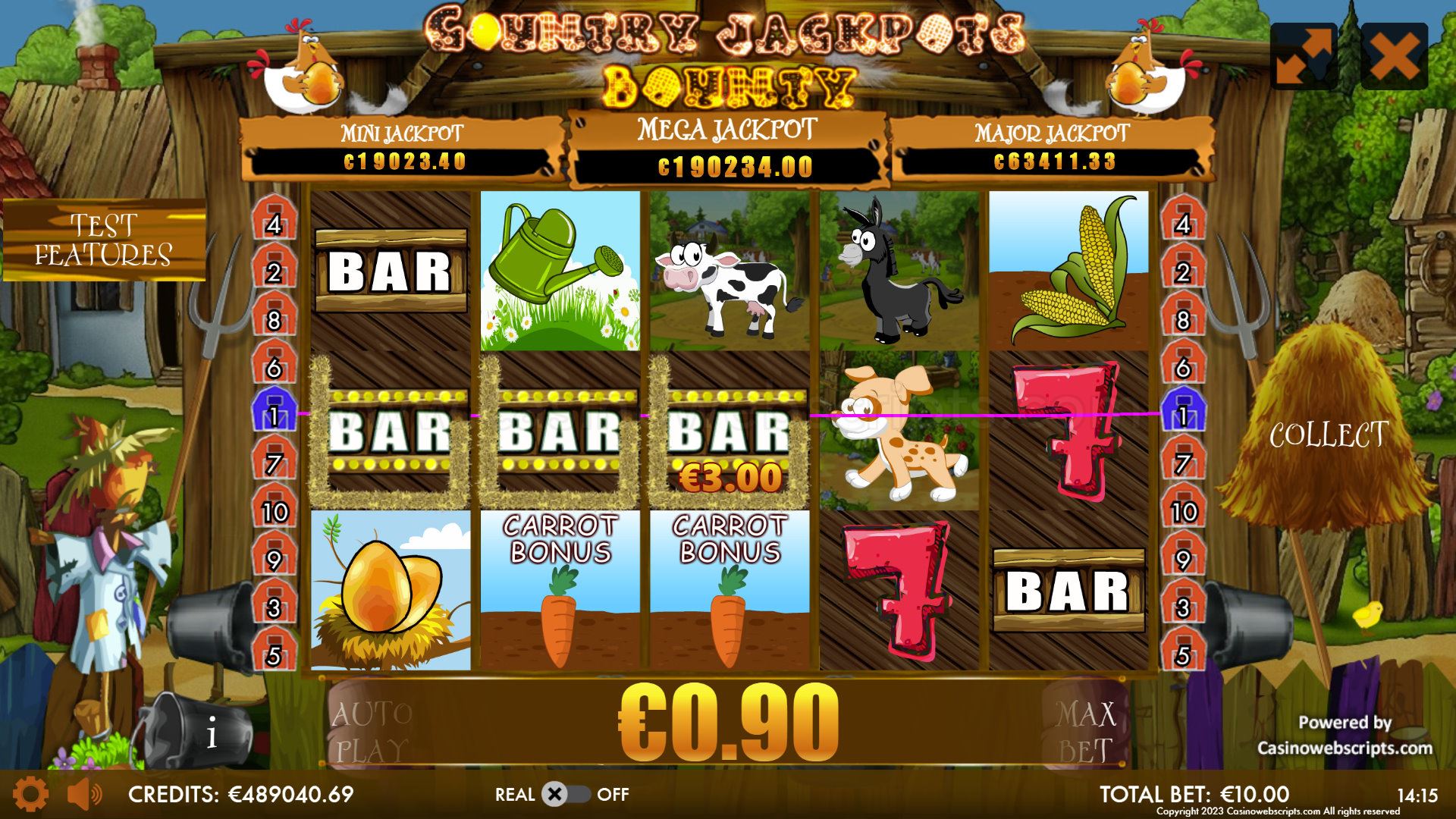 Country Jackpots Bounty Mobile and PC - Win