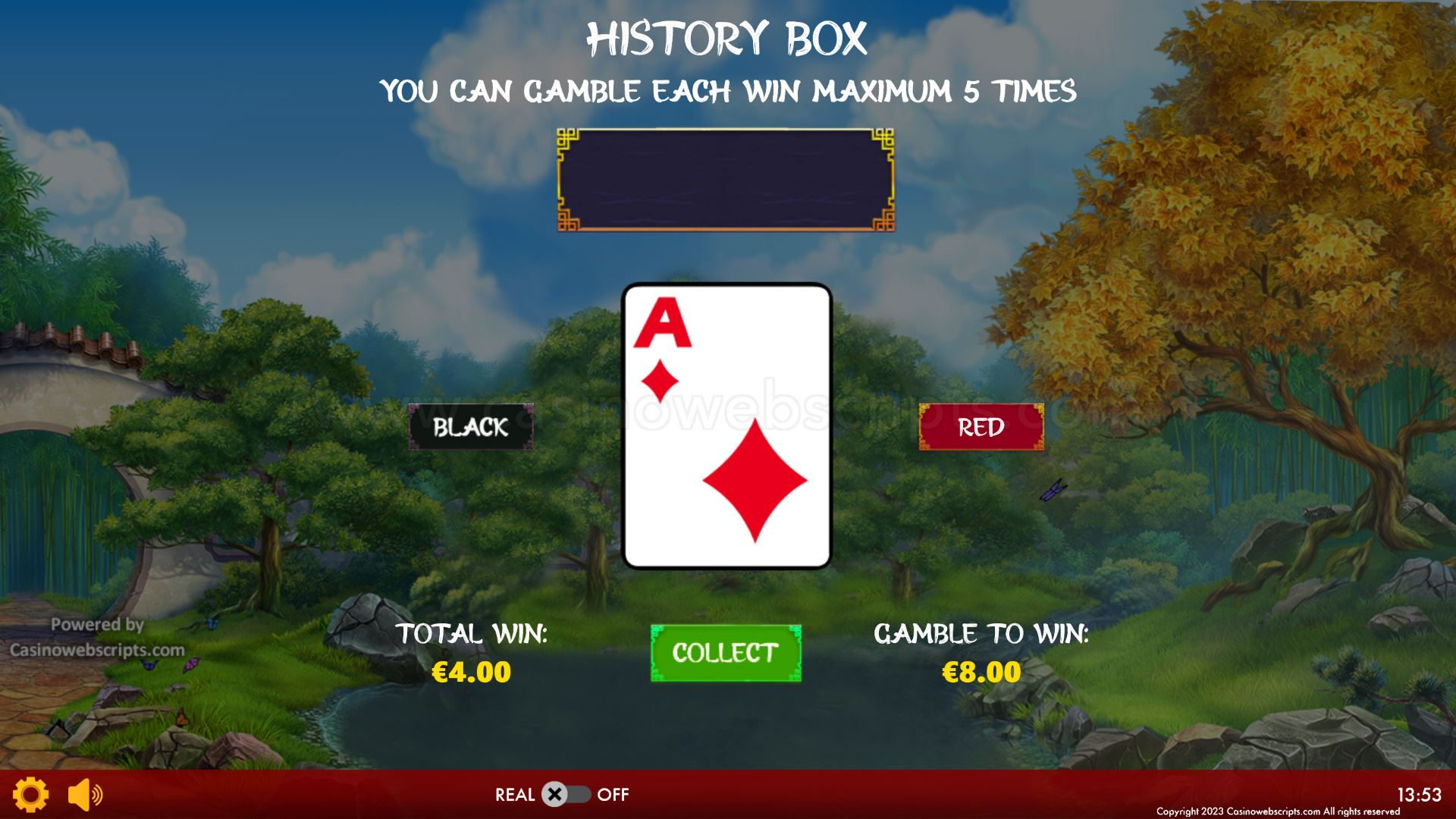 Emperor Treasure Garden - Magical Hold and Win - Gamble