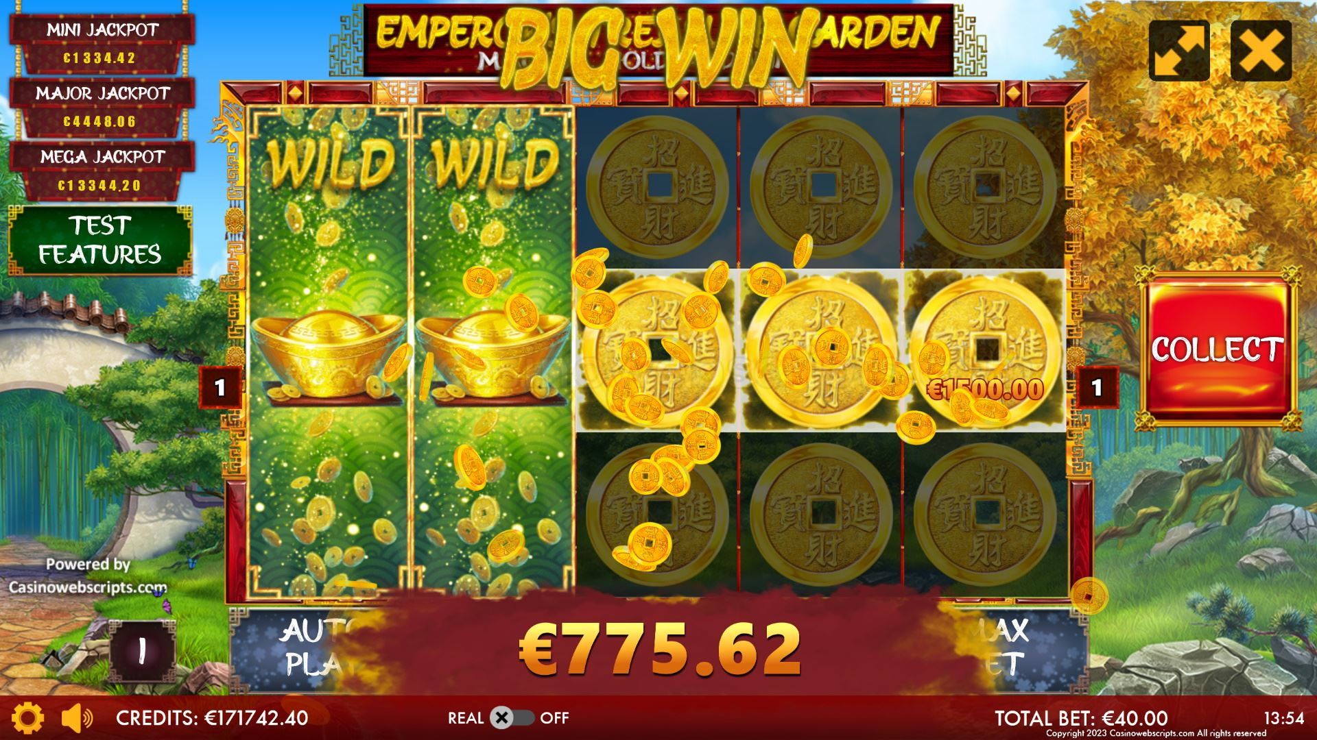 Emperor Treasure Garden - Magical Hold and Win - Expanding Wild