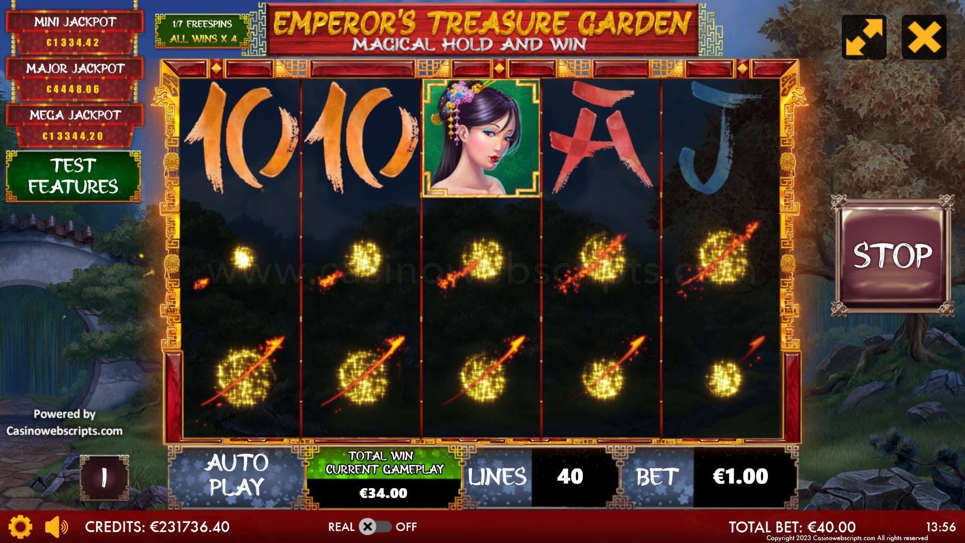 Emperor Treasure Garden - Magical Hold and Win - Free Spins