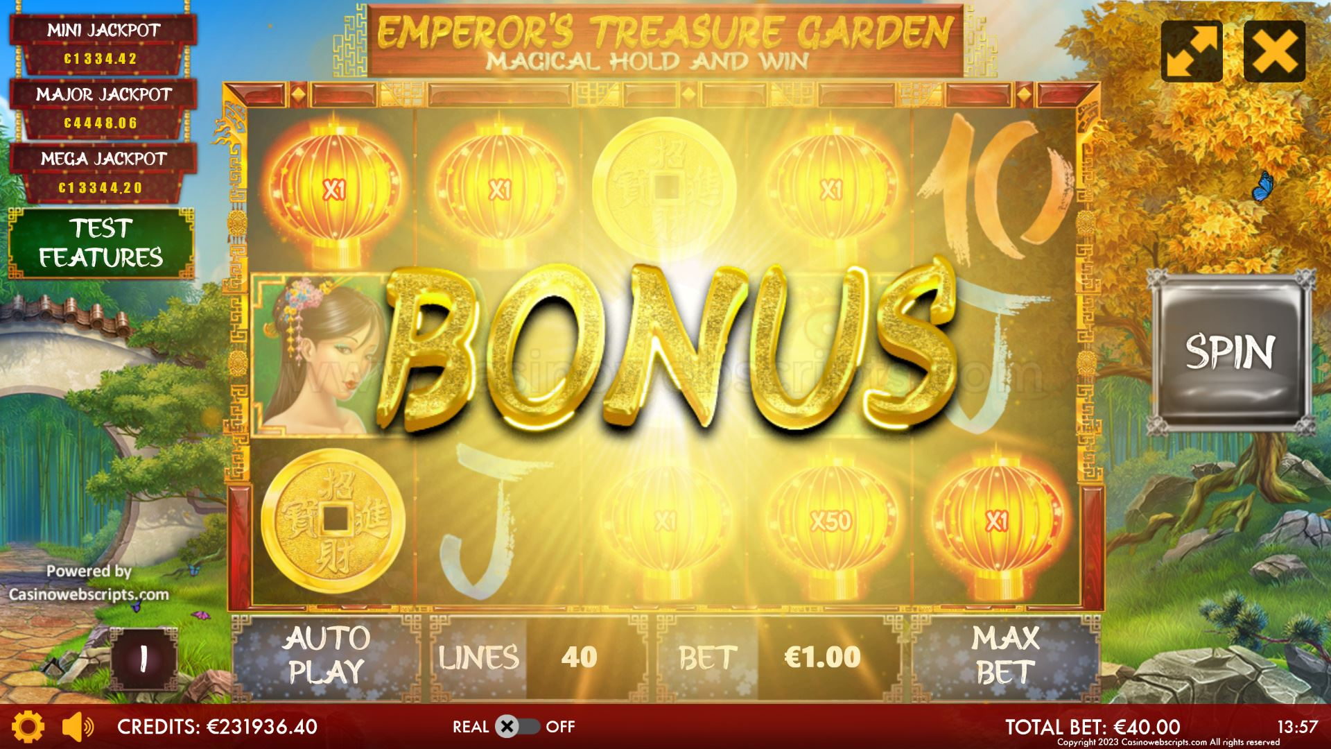 Emperor Treasure Garden - Magical Hold and Win - Preview #11