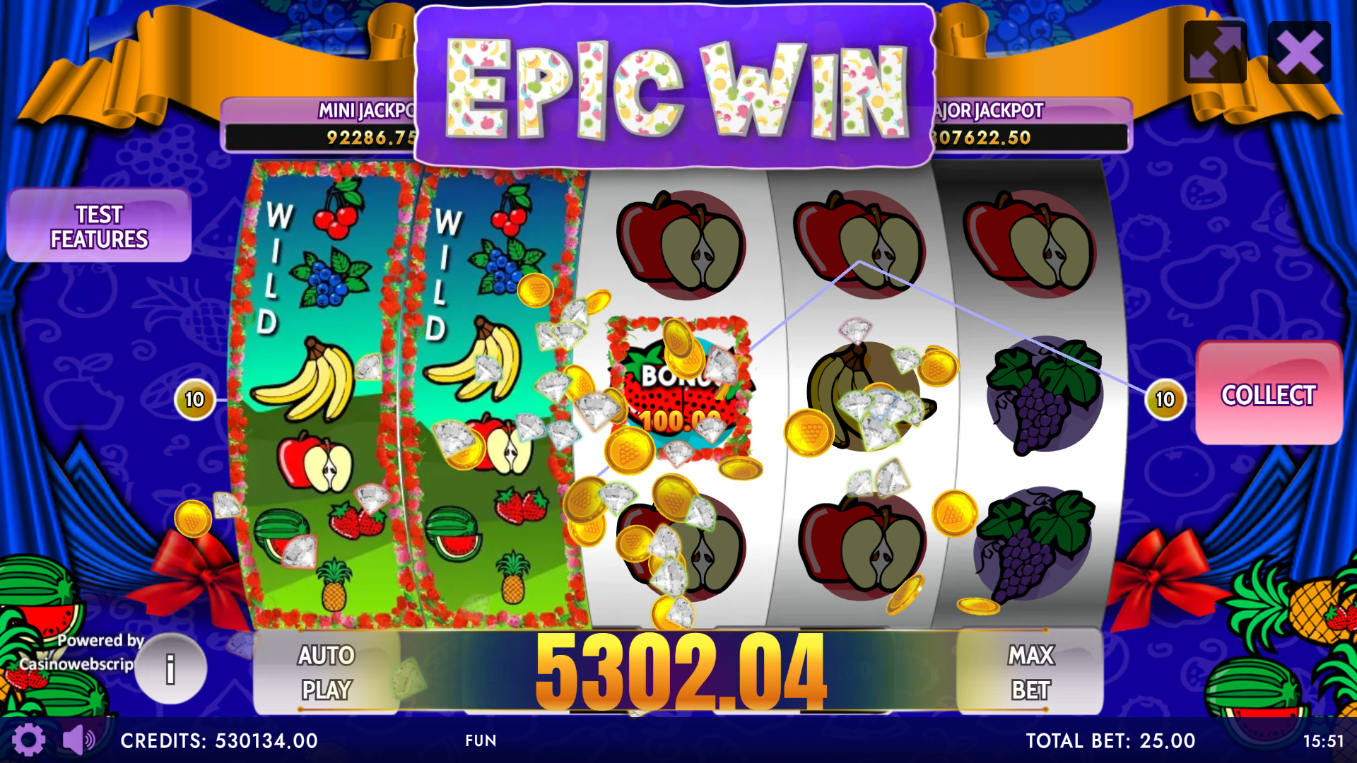 Fruit Party Non-Stop HTML5 Mobile and PC - Preview #2