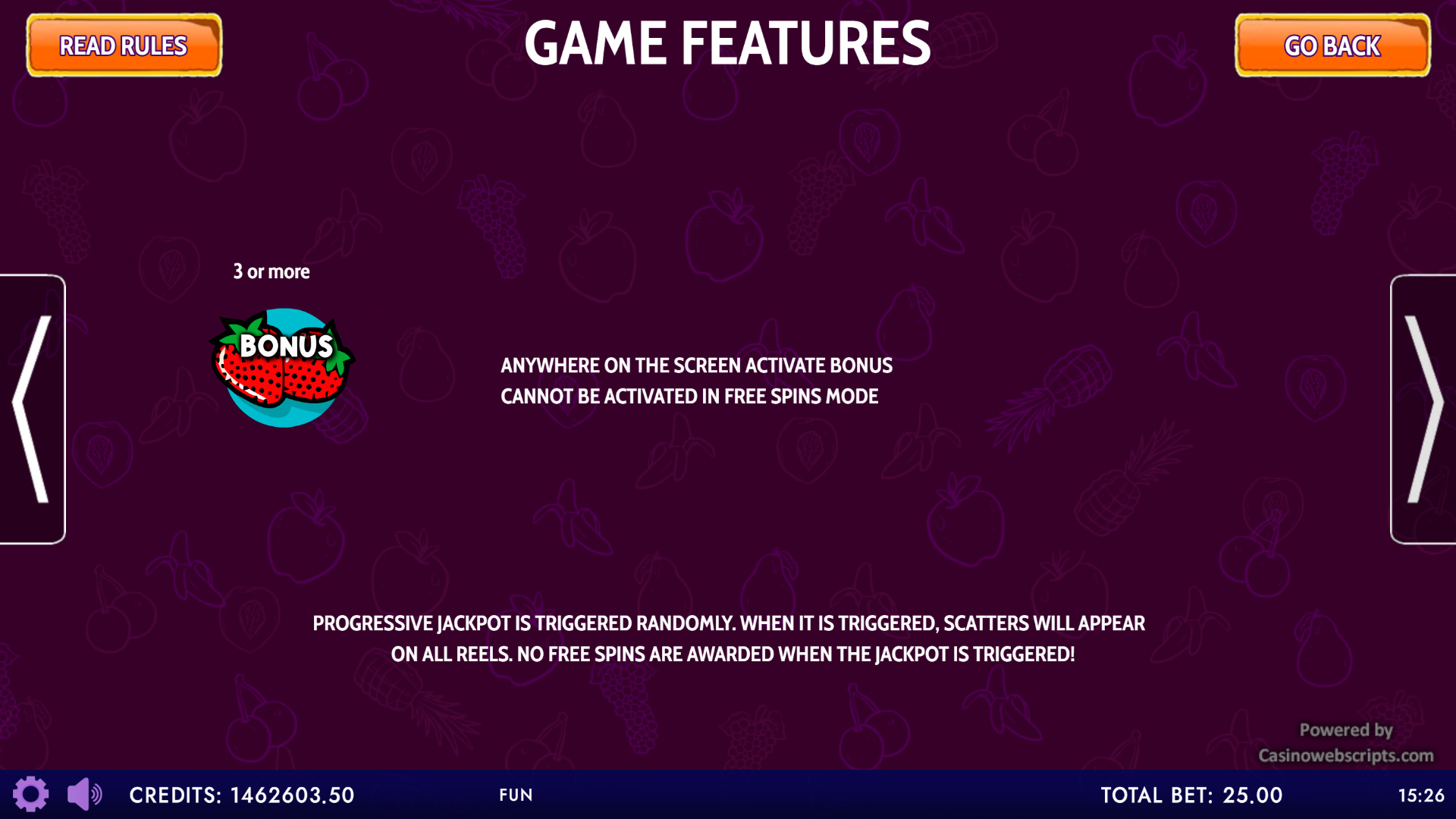 Fruit Party Non-Stop HTML5 Mobile and PC - Features