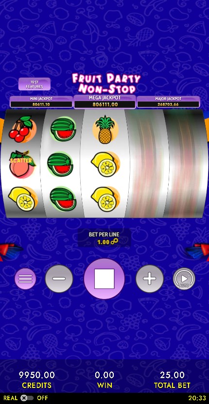 Fruit Party Non-Stop HTML5 Mobile and PC mobile