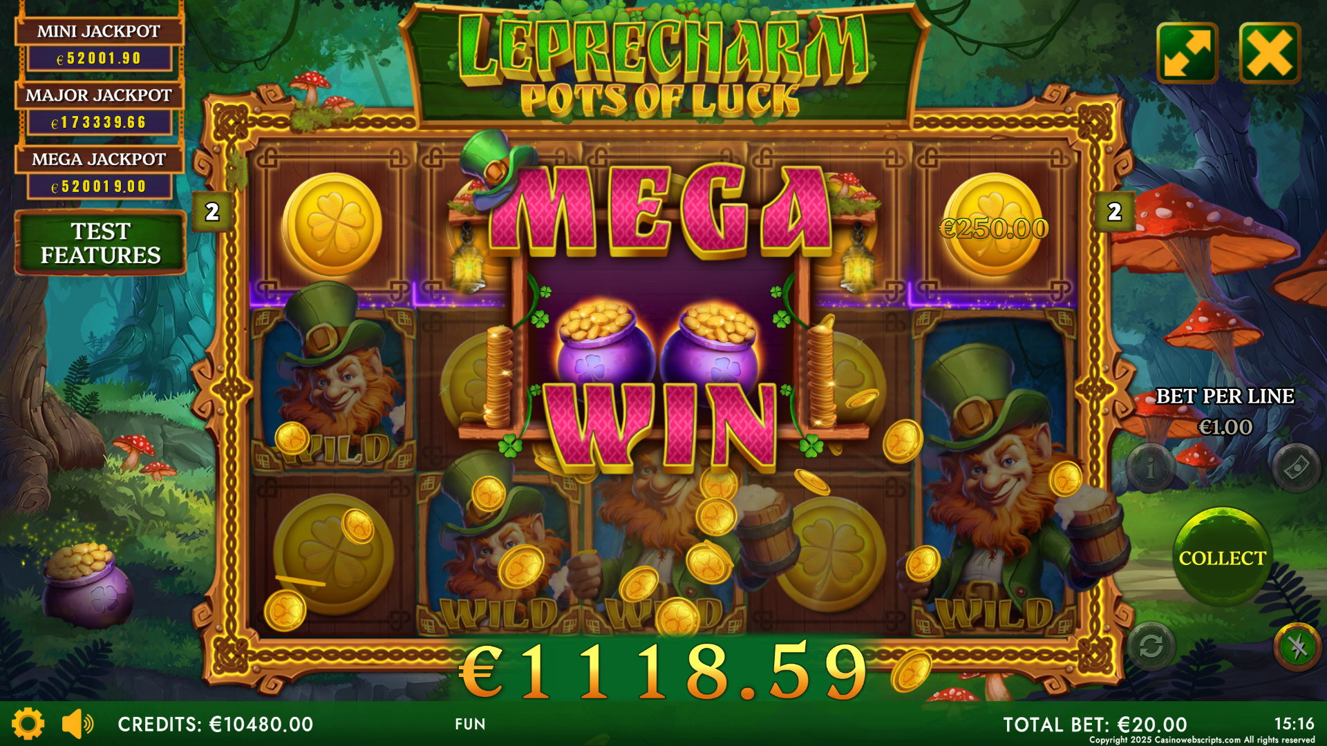 Leprecharm big win