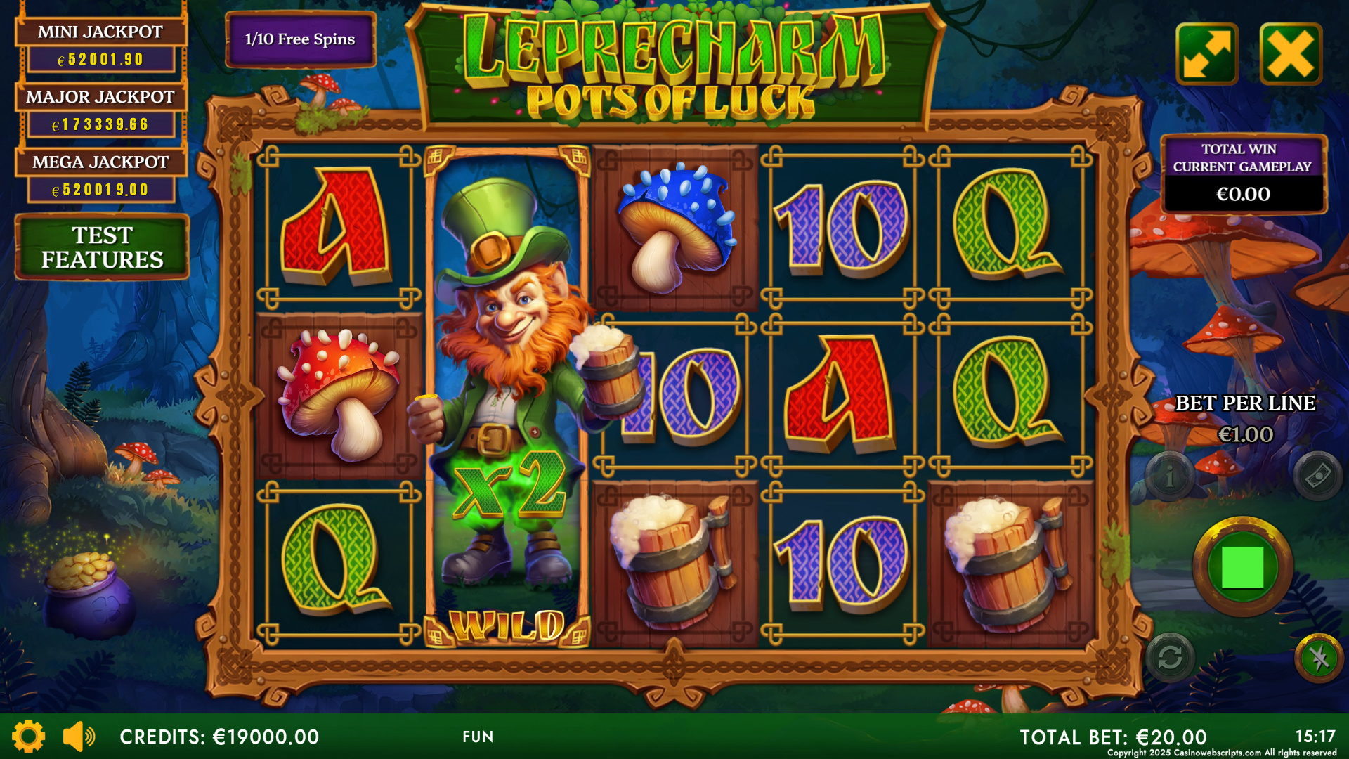 Leprecharm free spins