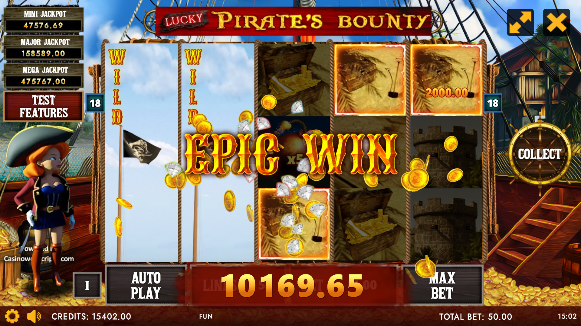 Lucky Pirate Bounty - HoldnWin - Epic Win