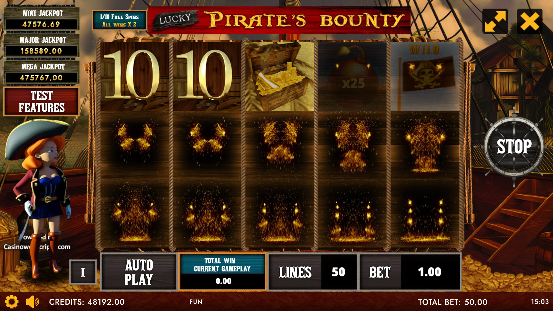 Lucky Pirate Bounty - HoldnWin free spins
