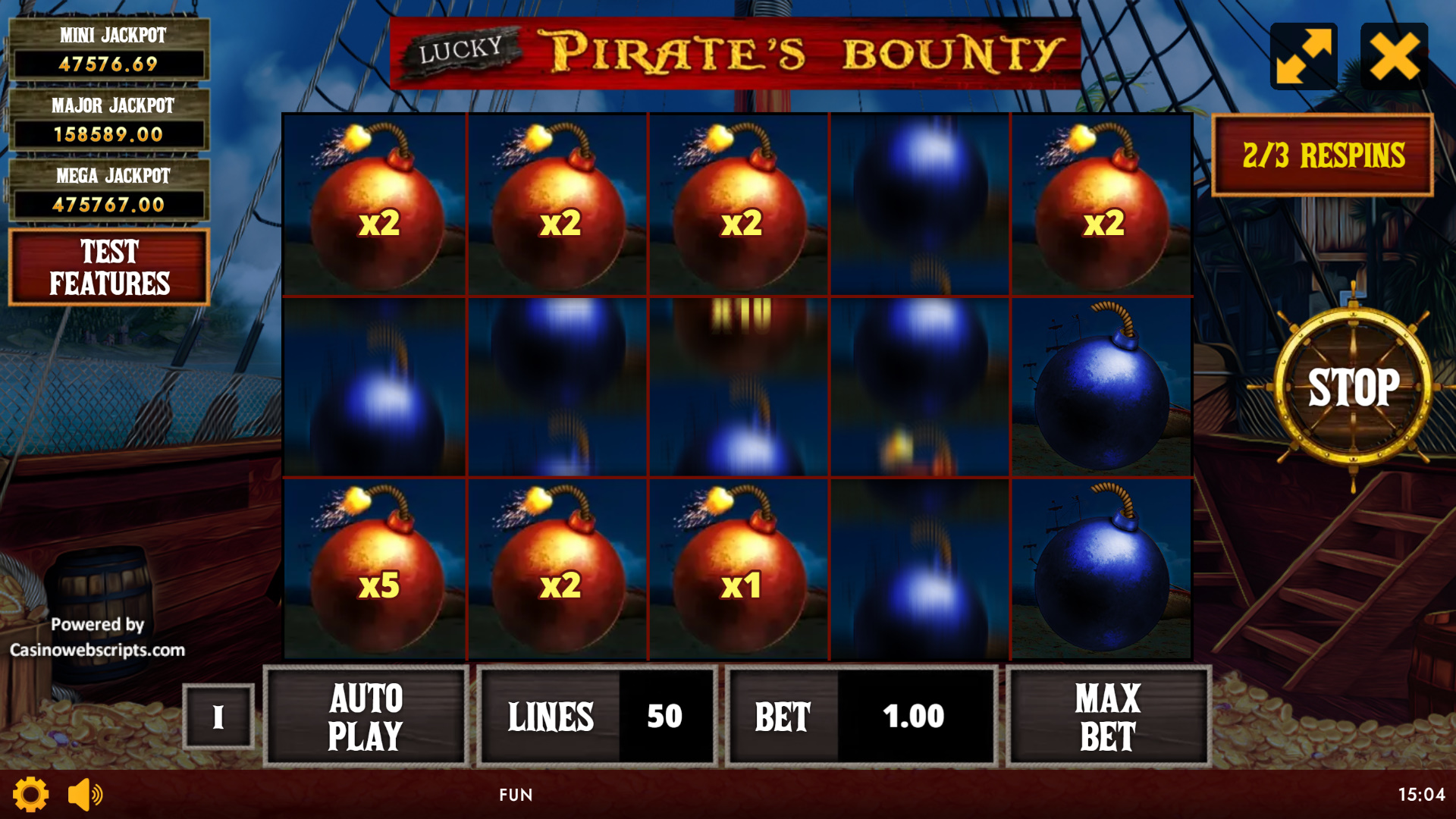 Lucky Pirate Bounty - HoldnWin - Bonus