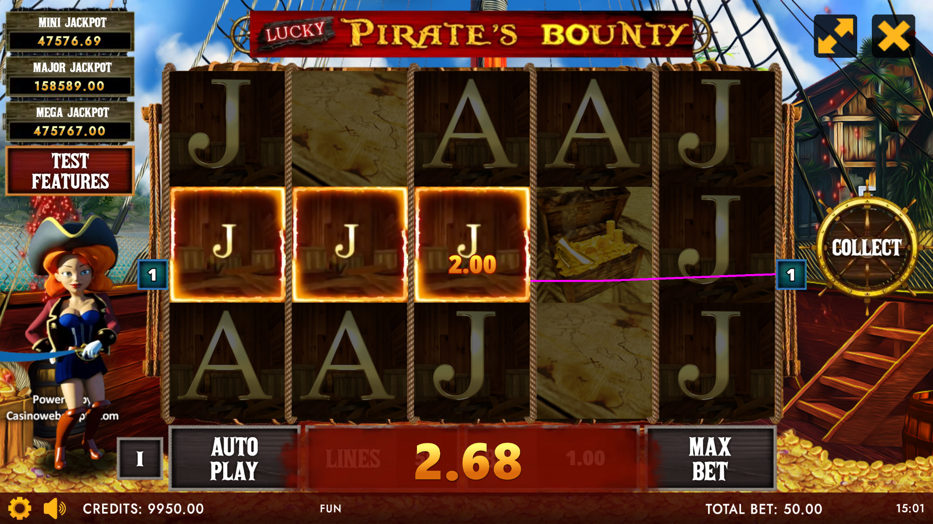 Lucky Pirate Bounty - HoldnWin base game