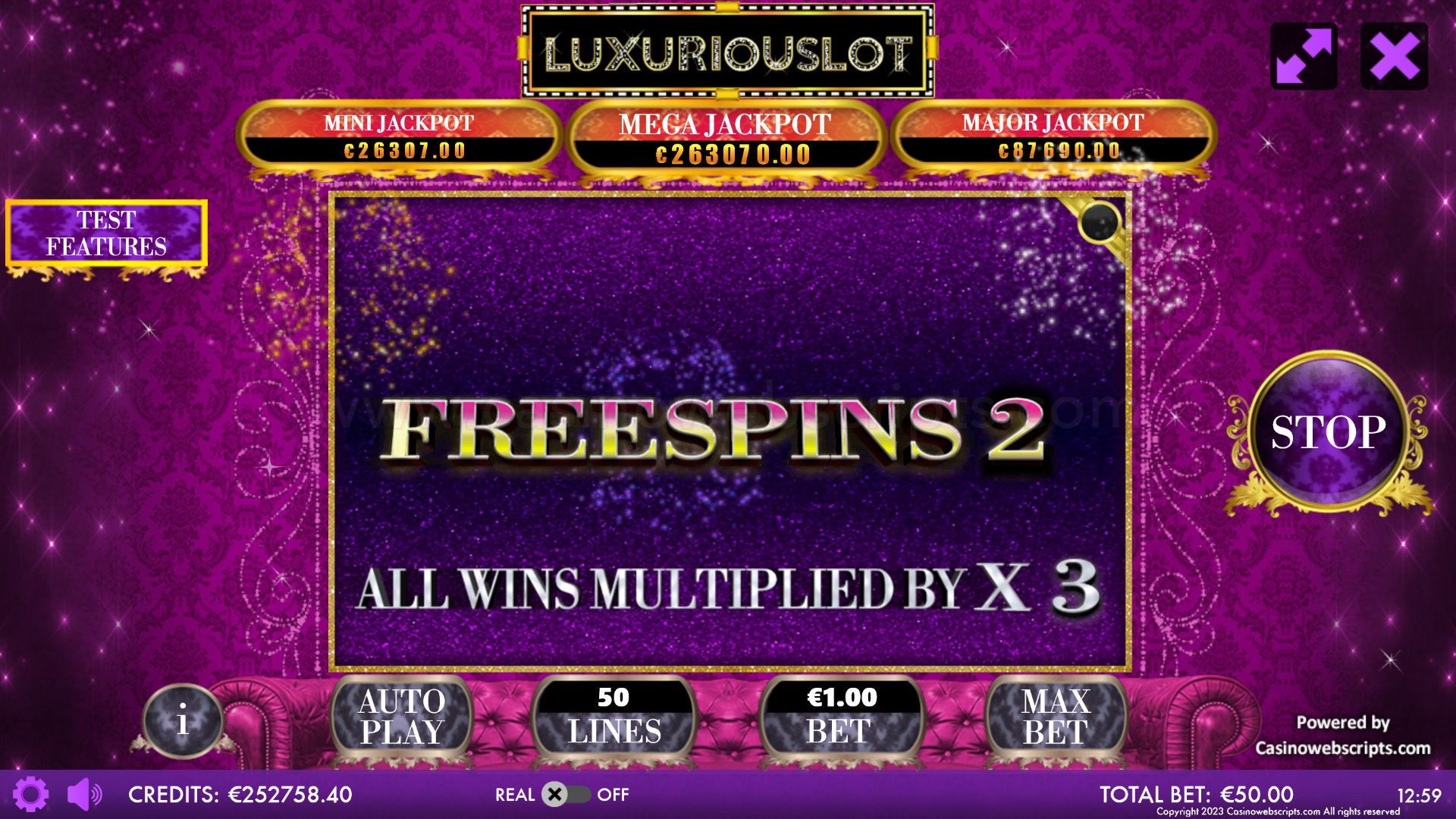 Luxuriouslot Mobile and PC - FS Trigger