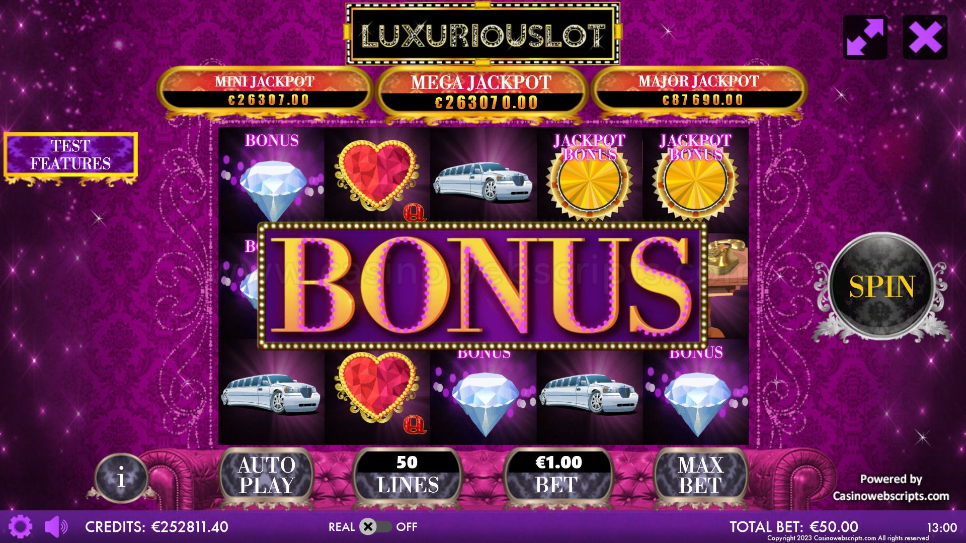 Luxuriouslot Mobile and PC - Preview #3
