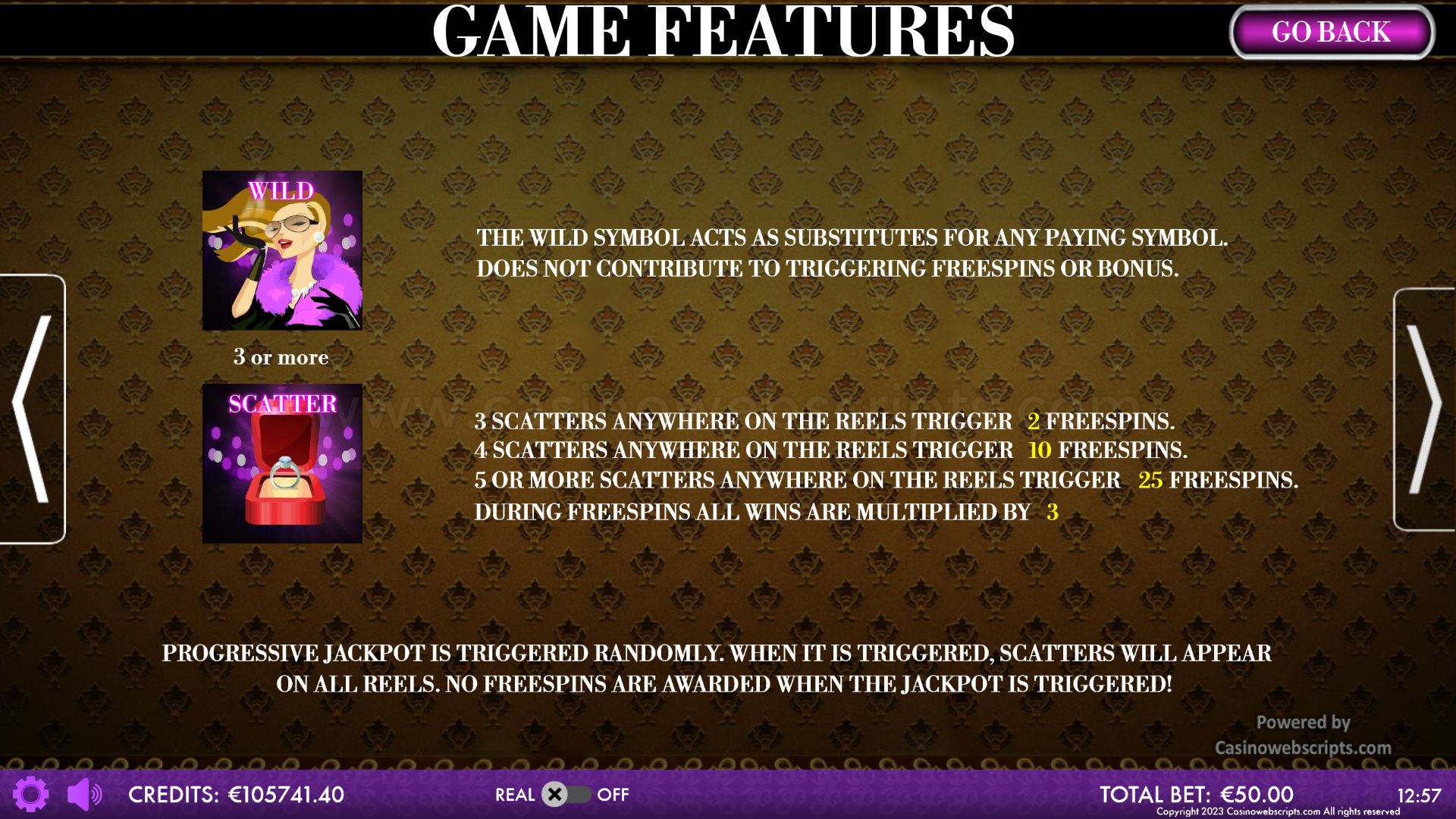 Luxuriouslot Mobile and PC features