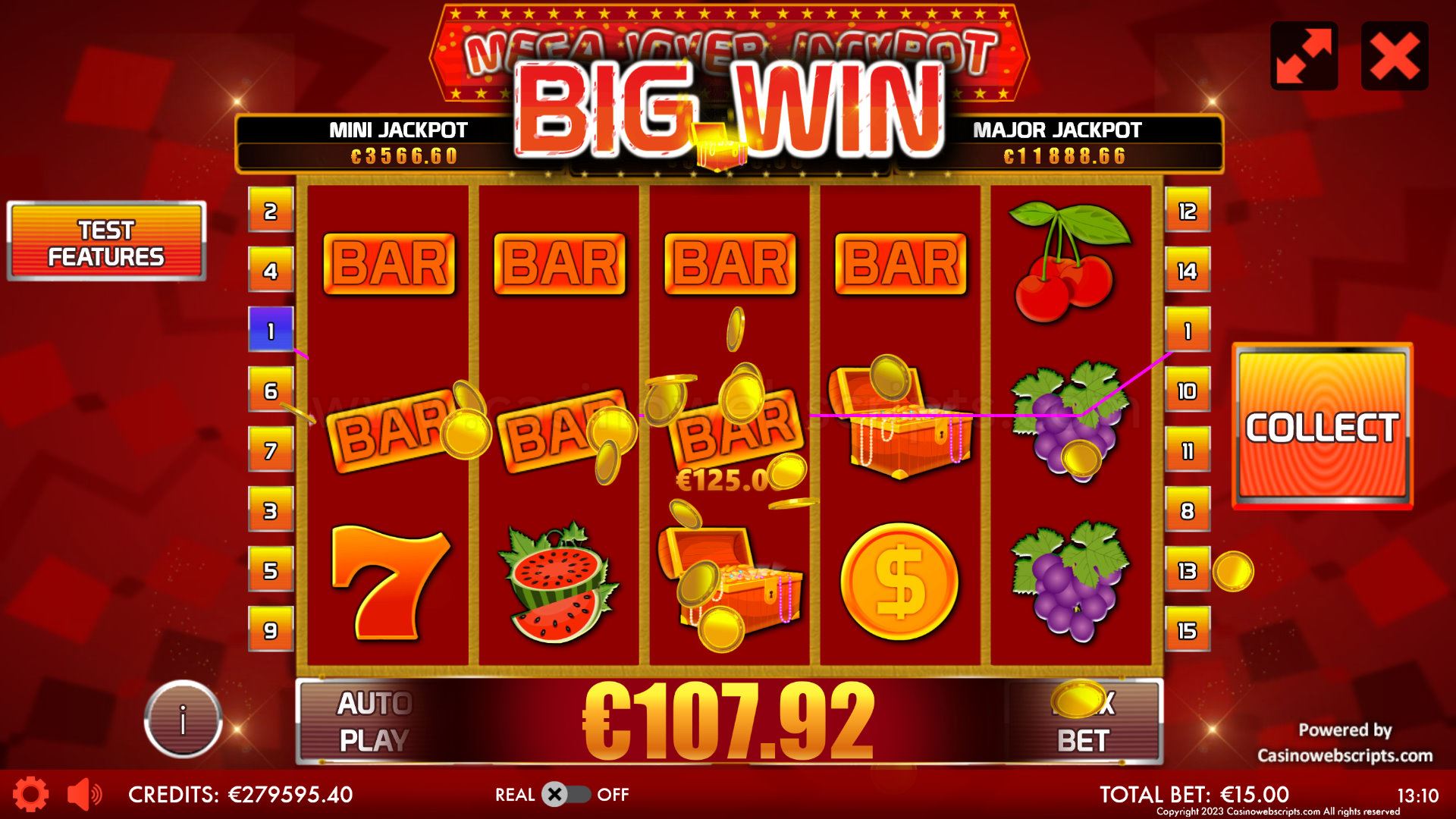 Mega Joker Jackpot HTML5 Mobile and PC - Preview