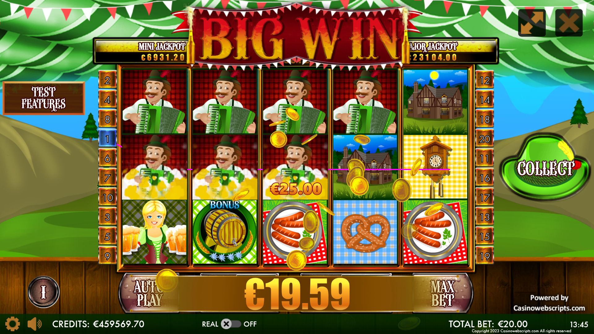 Oktoberfest Beer Bash HTML5 Mobile and PC - Preview