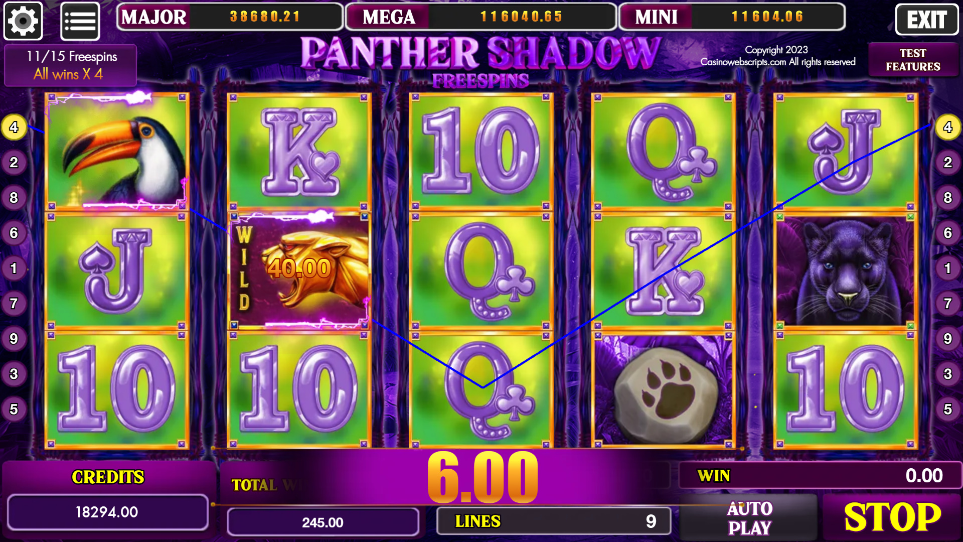 Panther Shadow free spins