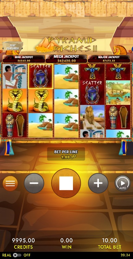 Pyramid Riches II HTML5 Mobile and PC — portrait