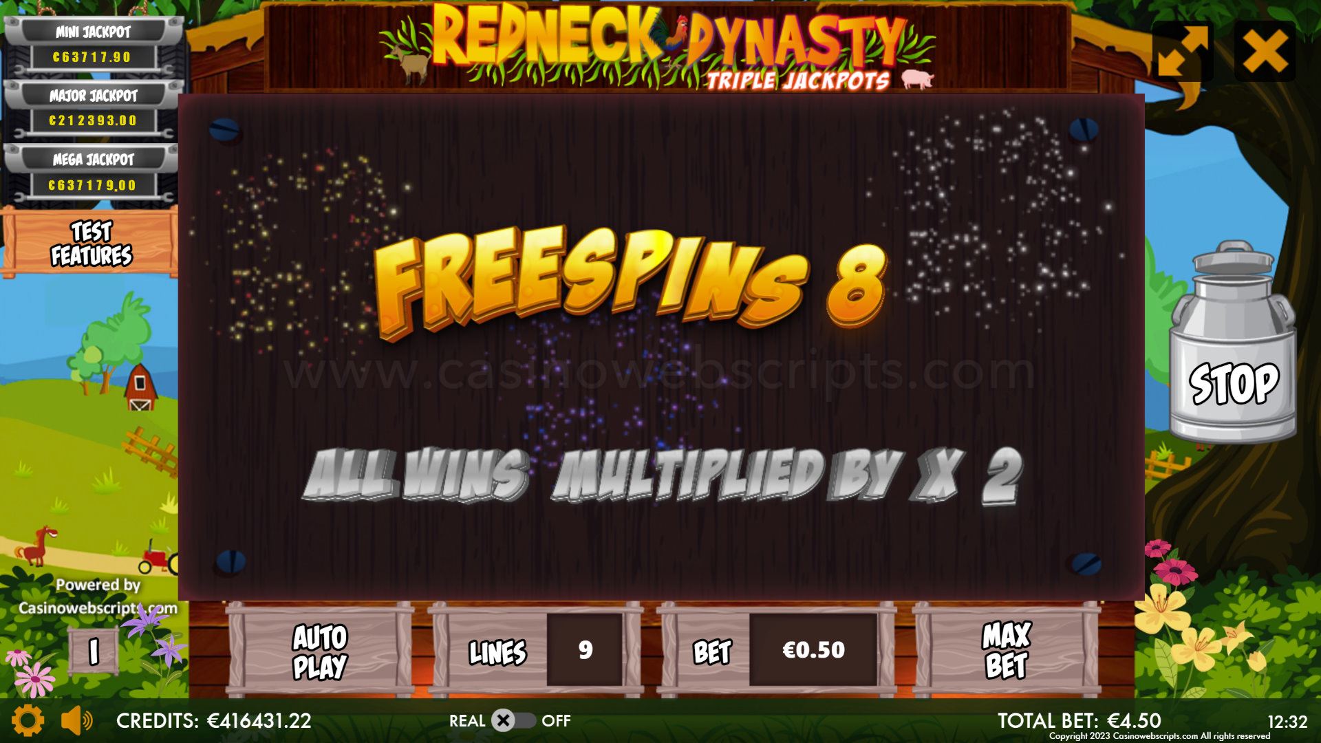 Redneck Dynasty Triple Jackpots Mobile and PC  - FS Trigger