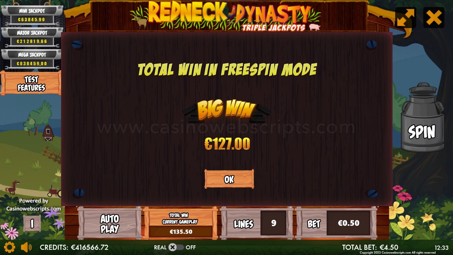 Redneck Dynasty Triple Jackpots Mobile and PC  - Preview #2