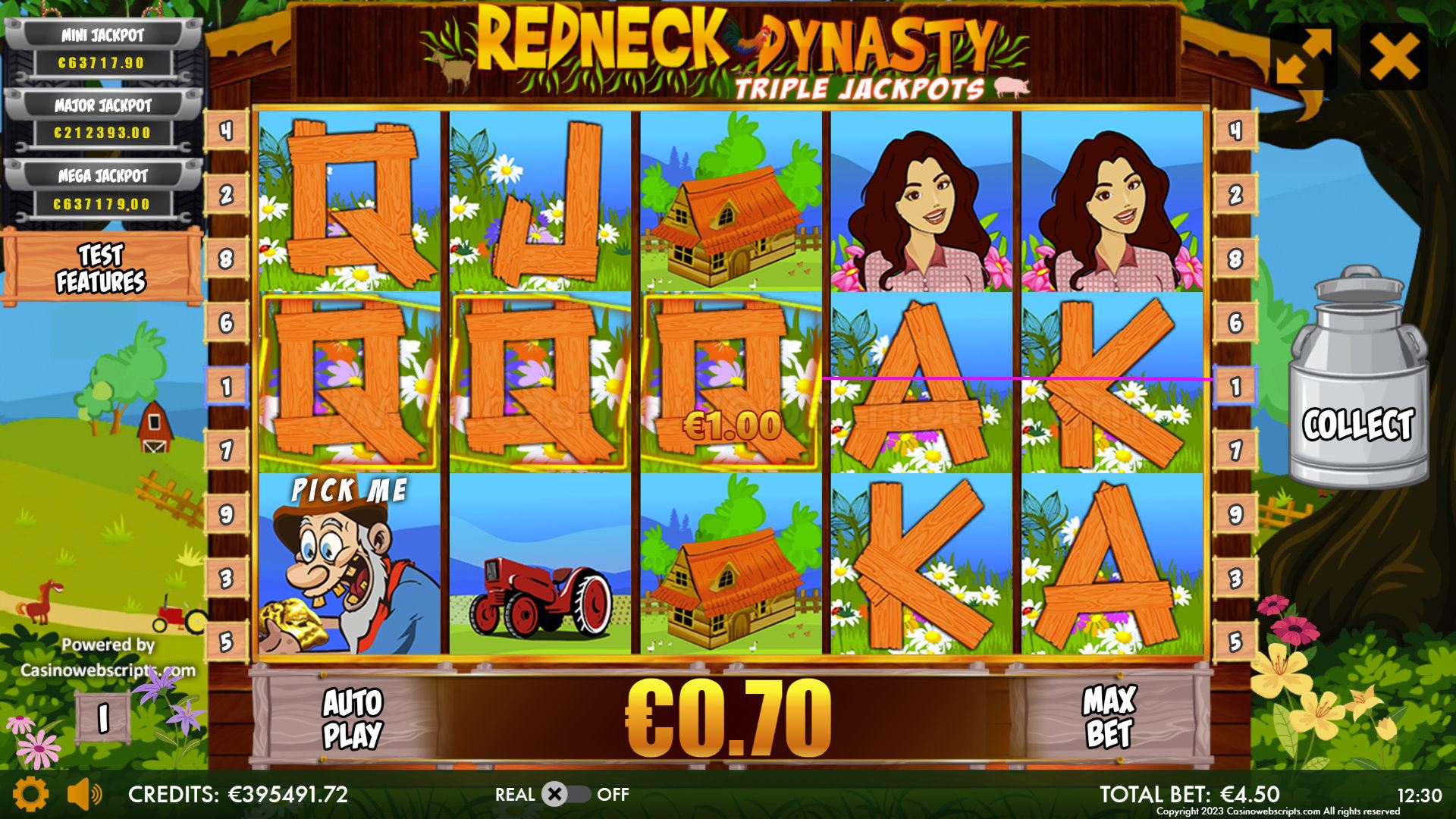Redneck Dynasty Triple Jackpots Mobile and PC  - Preview #1