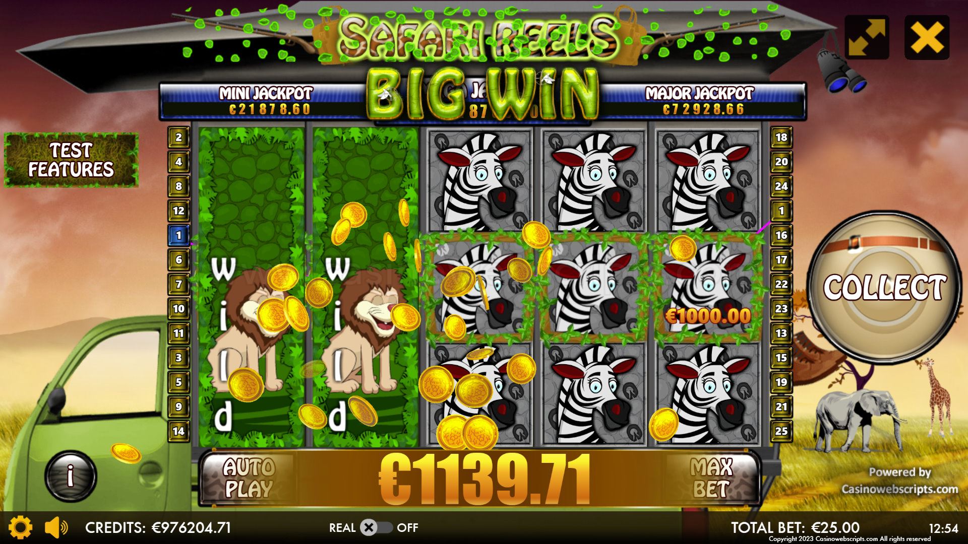 Safari Reels HTML5 Mobile and PC - Preview