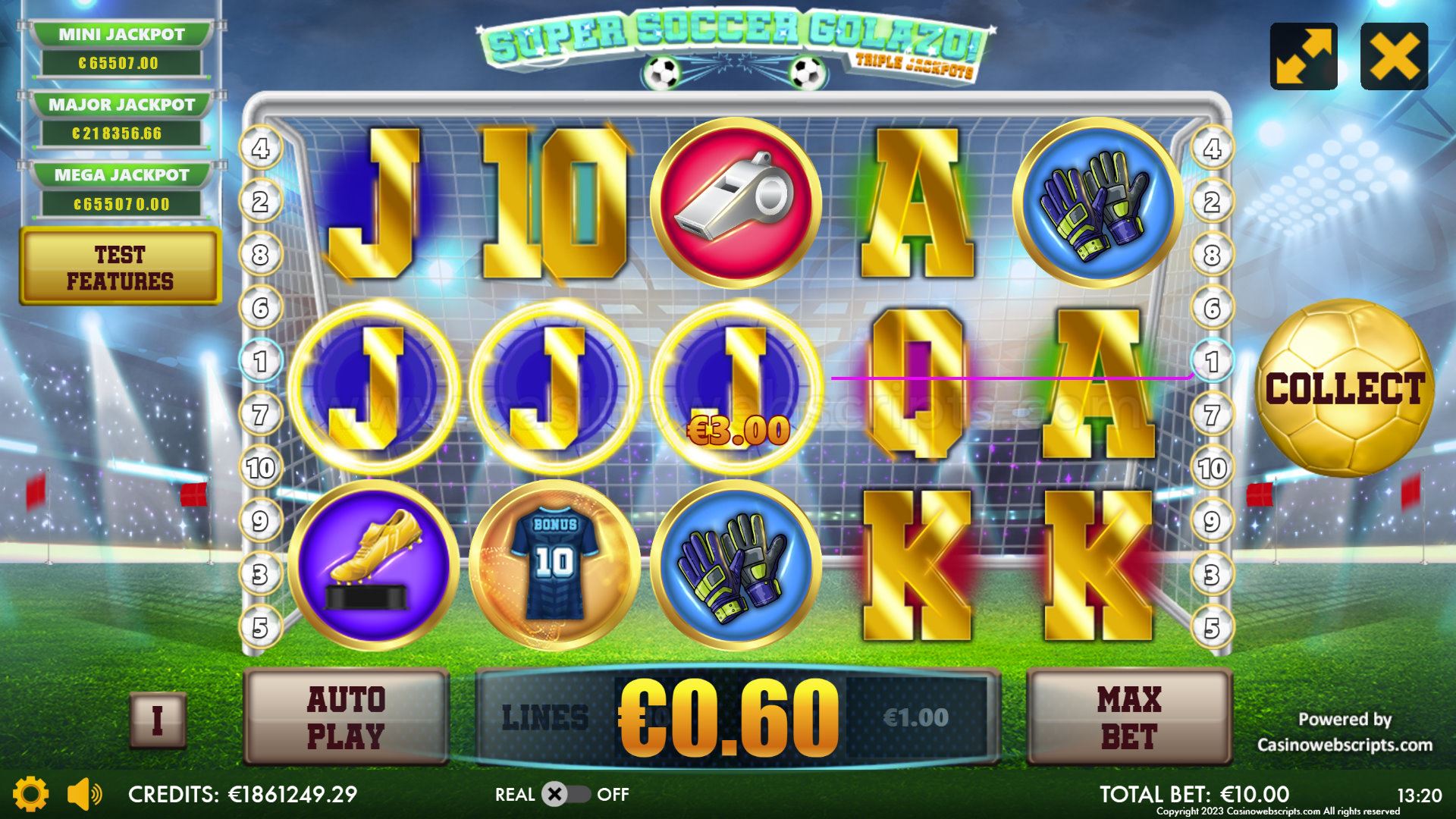 Super Soccer Golazo - Win