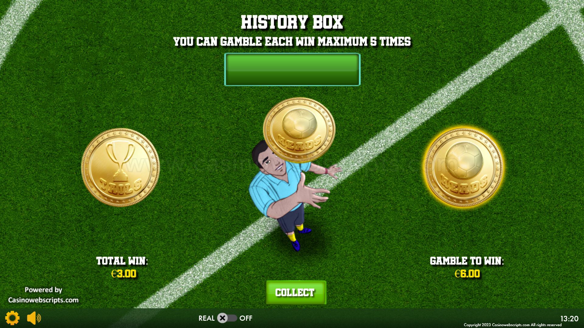 Super Soccer Golazo - Gamble