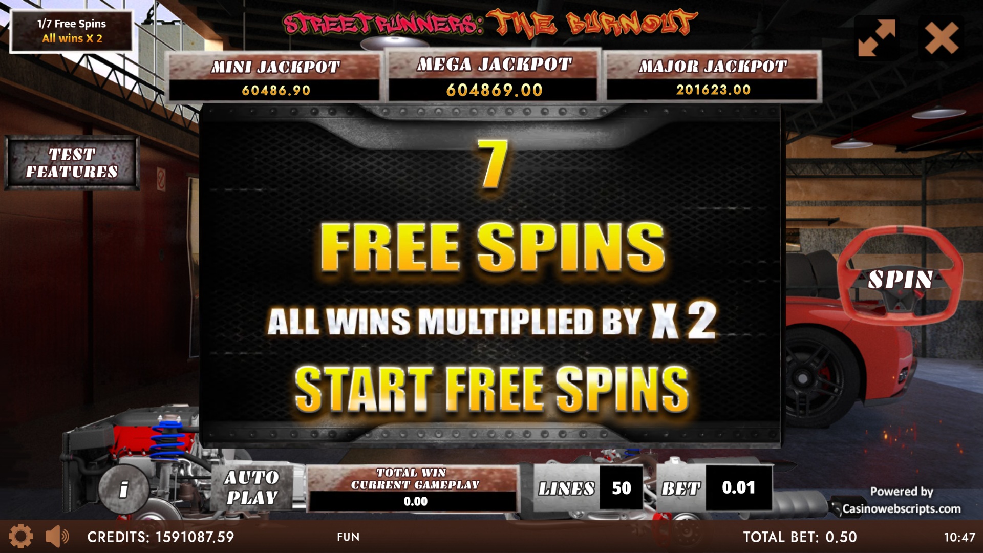 Street Runners - The burnout HTML5 Mobile and PC - FS Trigger