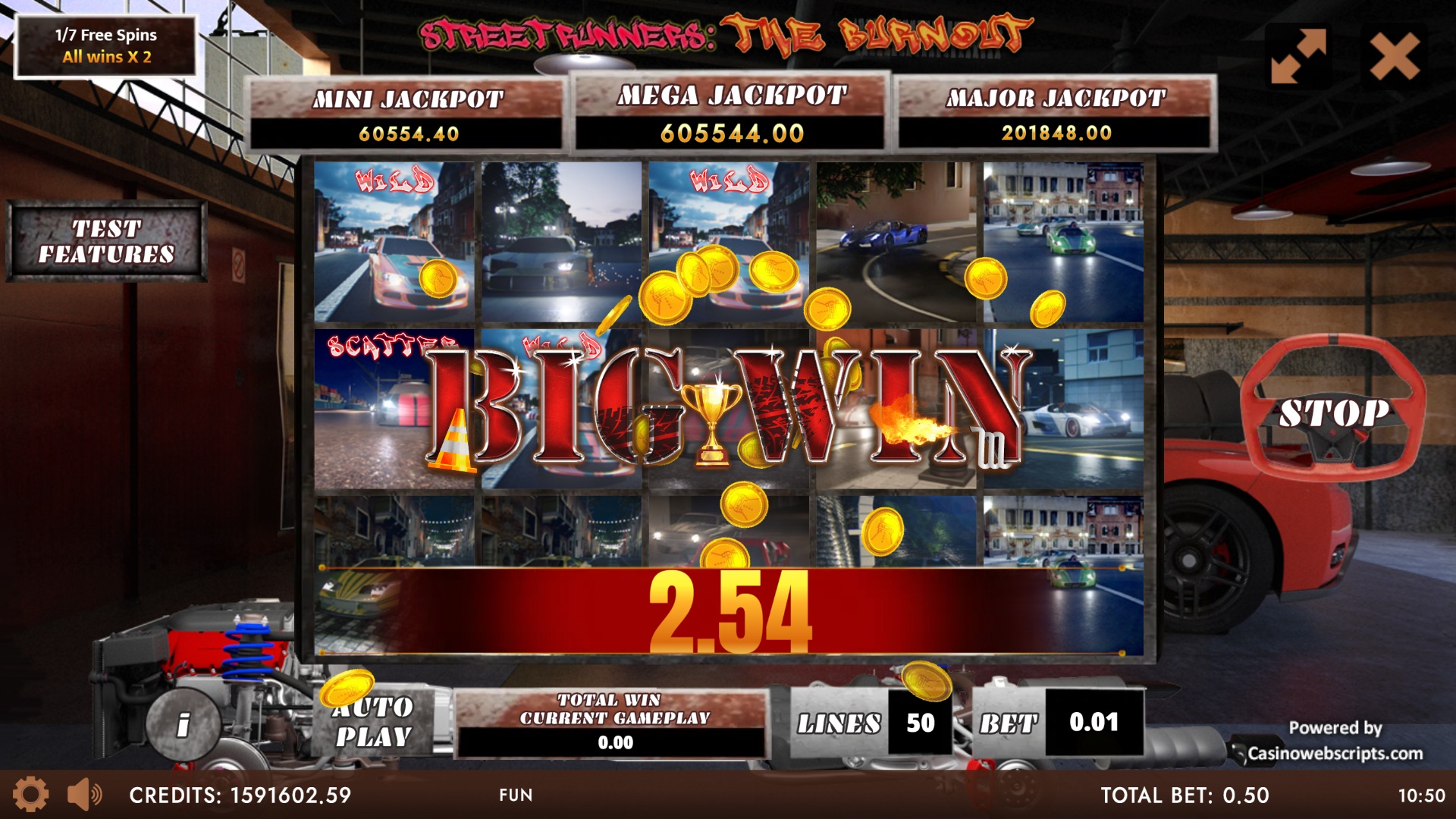 Street Runners - The burnout HTML5 Mobile and PC - FS Start