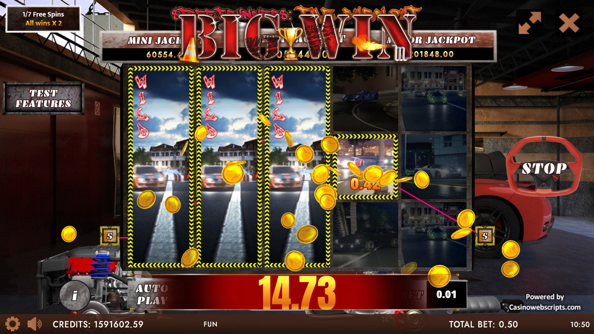 Street Runners - The burnout HTML5 Mobile and PC free spins
