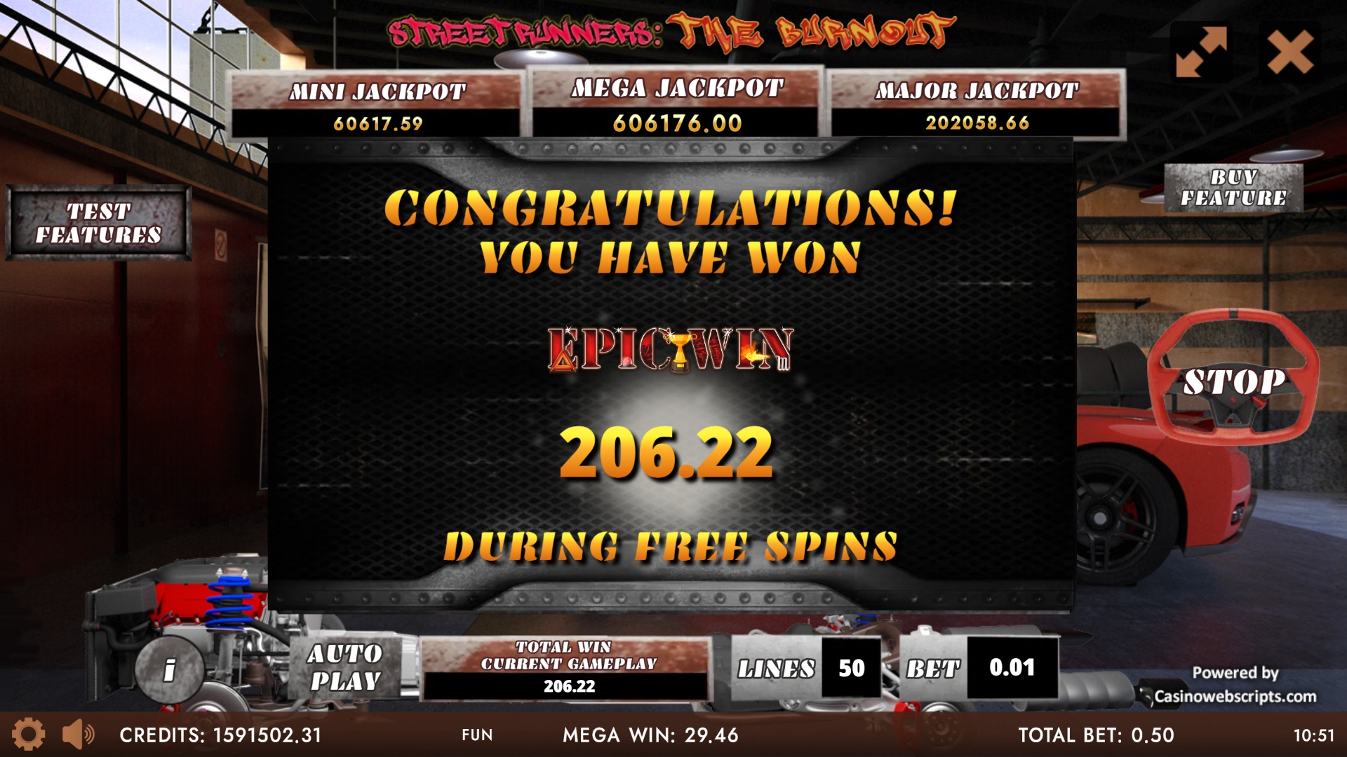 Street Runners - The burnout HTML5 Mobile and PC - Preview #2
