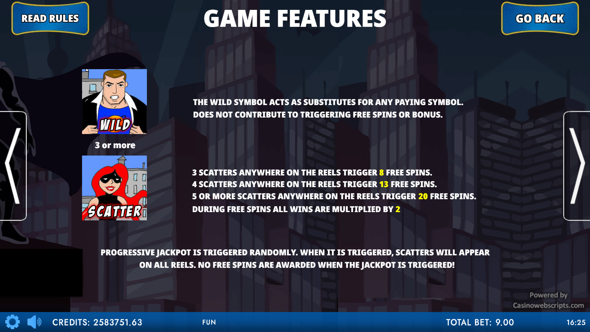 SuperHero Reels Mobile and PC - Preview