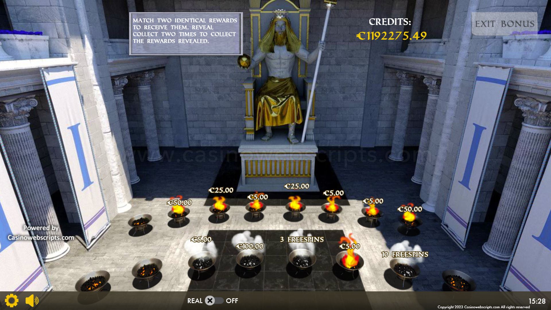 Ancient Wonders Slot 3D Mobile and PC - BONUS MIRROR