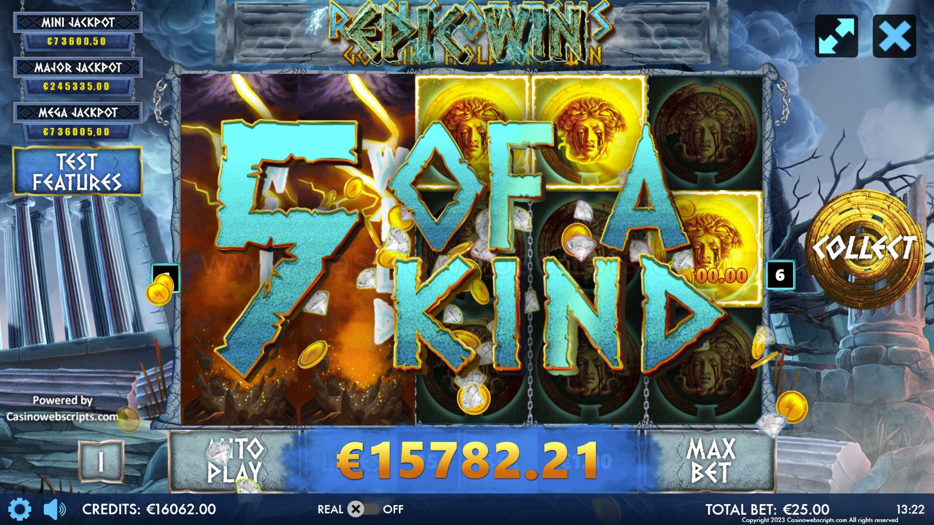 Reels of Zeus - Godlike Hold and Win - Epic Win