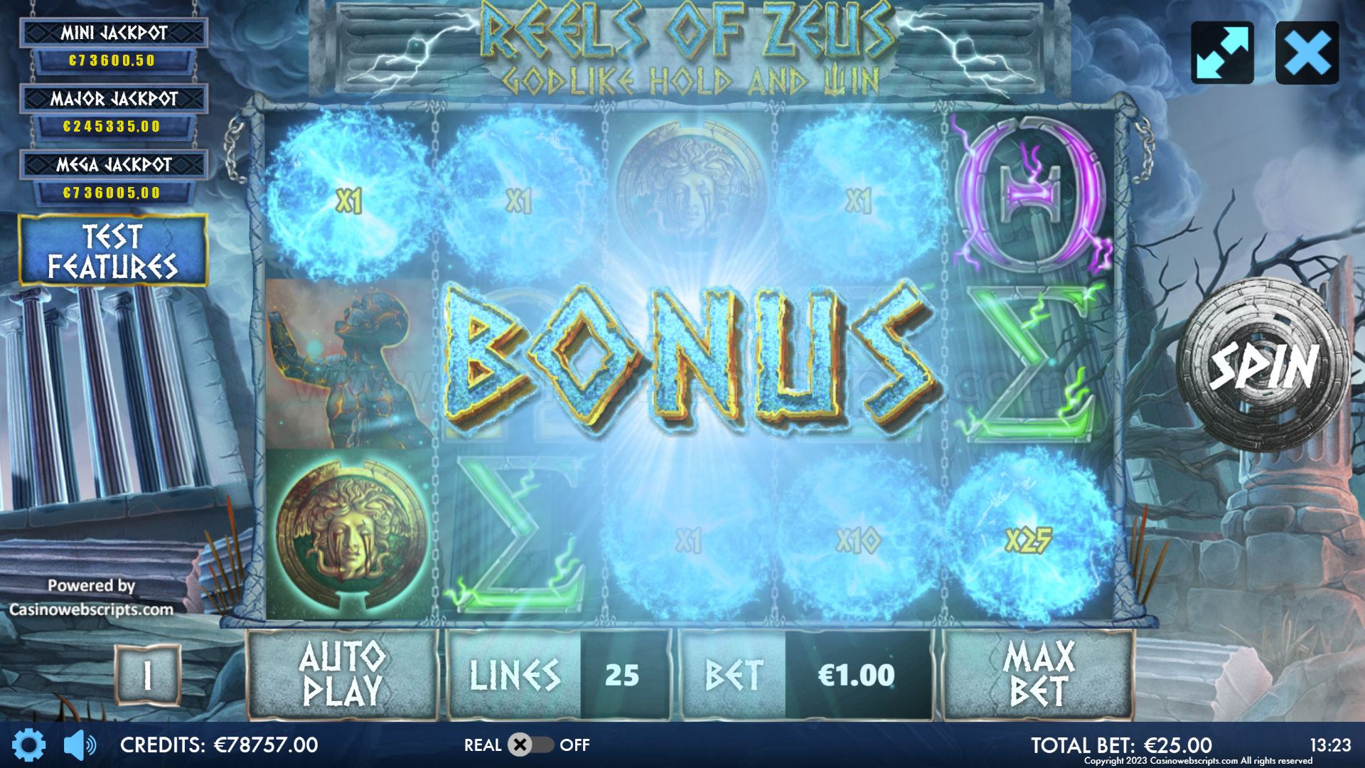 Reels of Zeus - Godlike Hold and Win - Preview #5