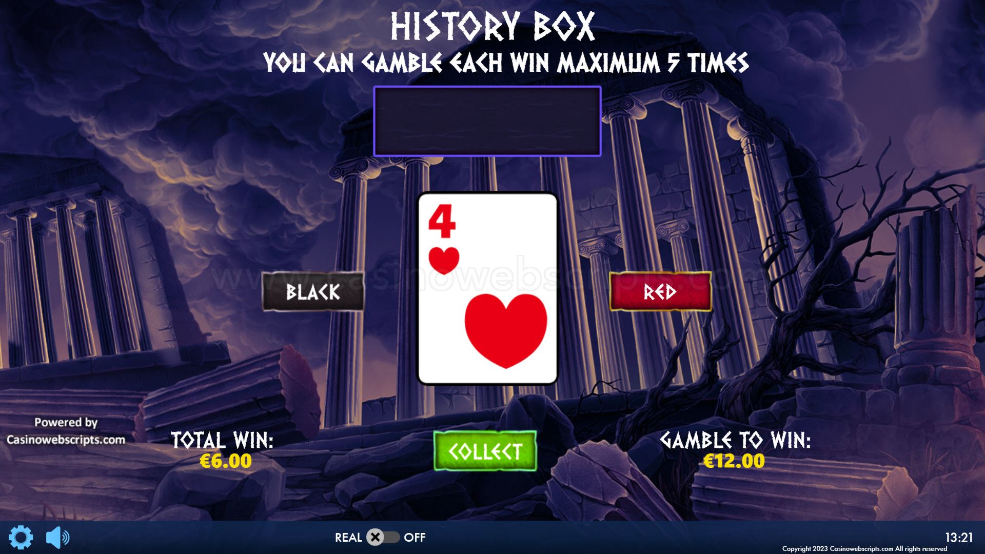 Reels of Zeus - Godlike Hold and Win - Gamble