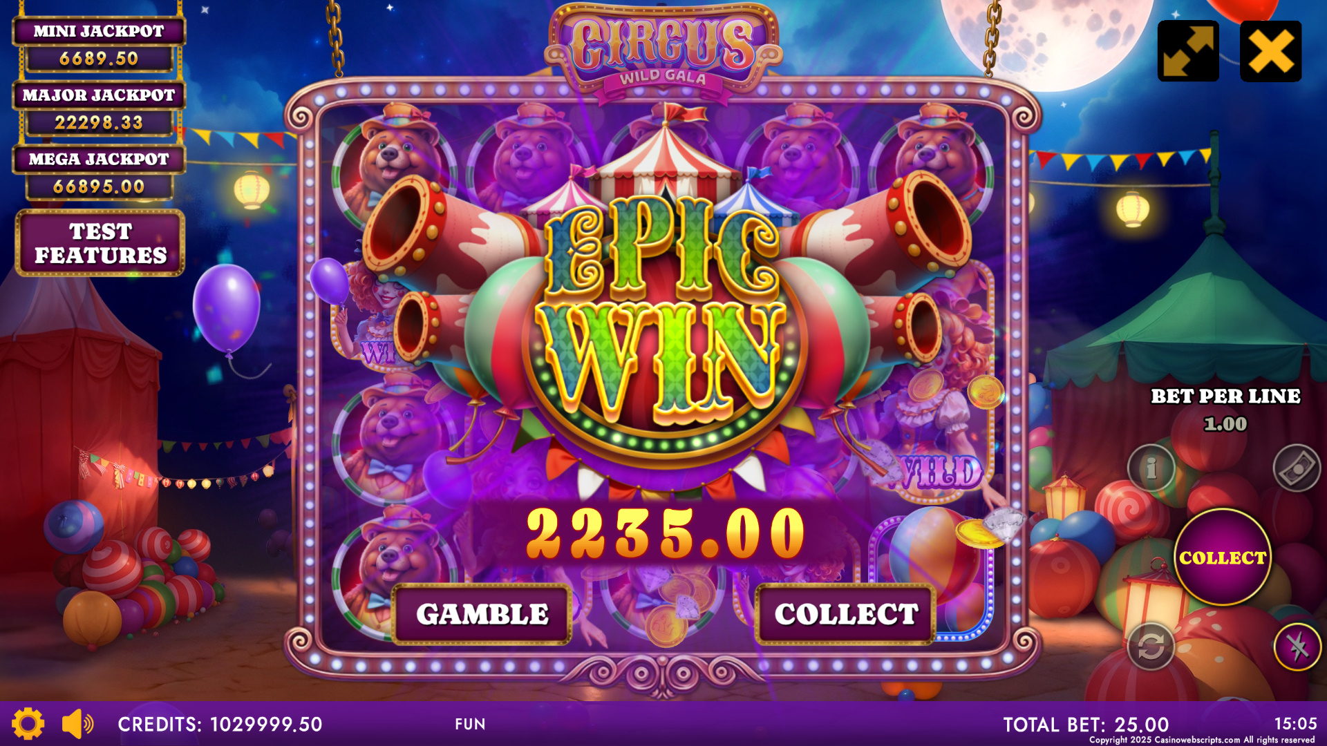 Circus - Wild Gala - Epic Win