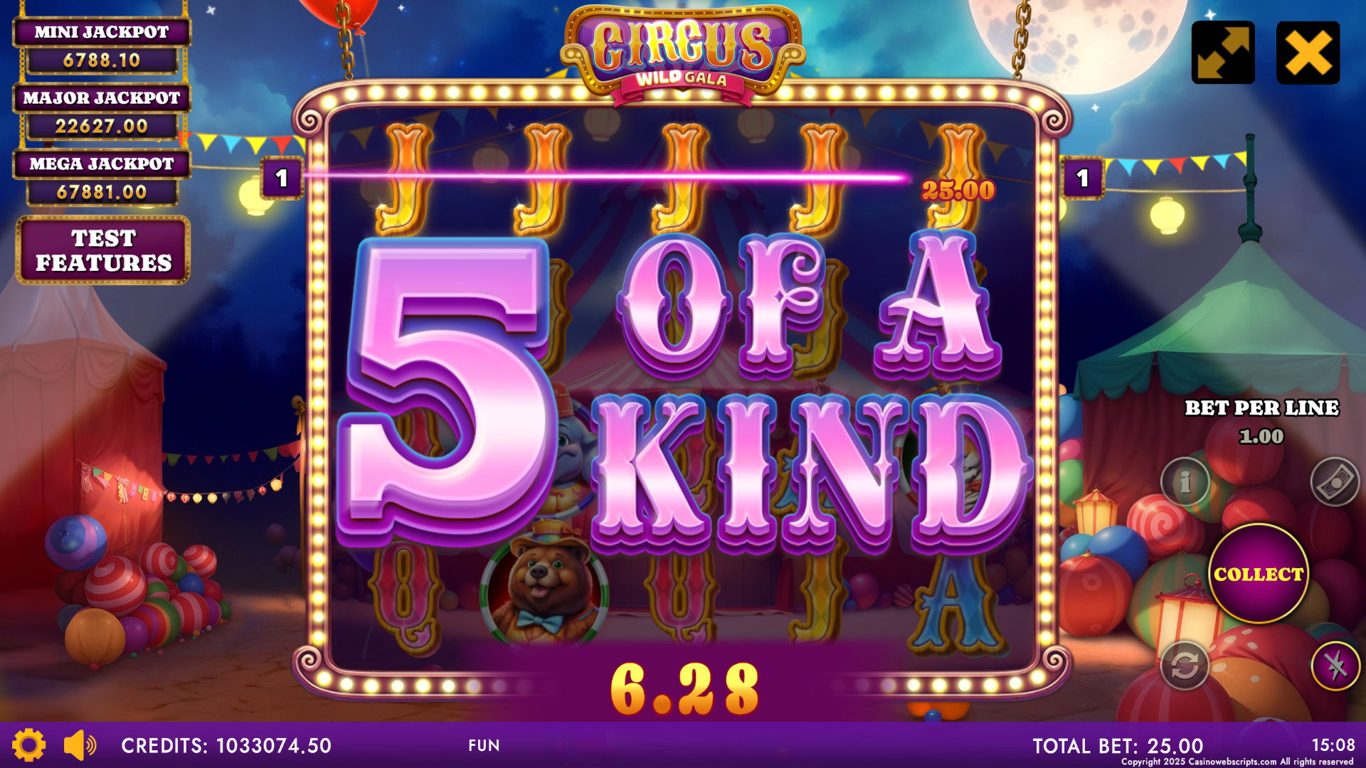 Circus - Wild Gala - 5 of a Kind