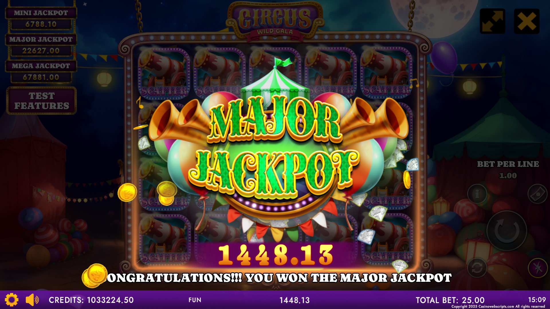 Circus - Wild Gala - Jackpot