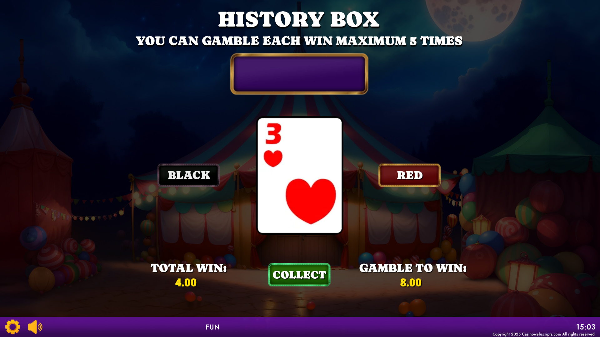 Circus - Wild Gala - Gamble