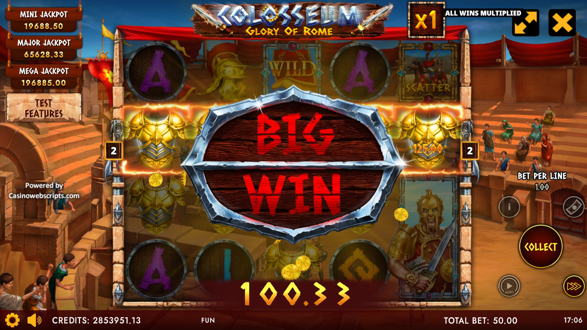 Colosseum - Glory of Rome - Big Win