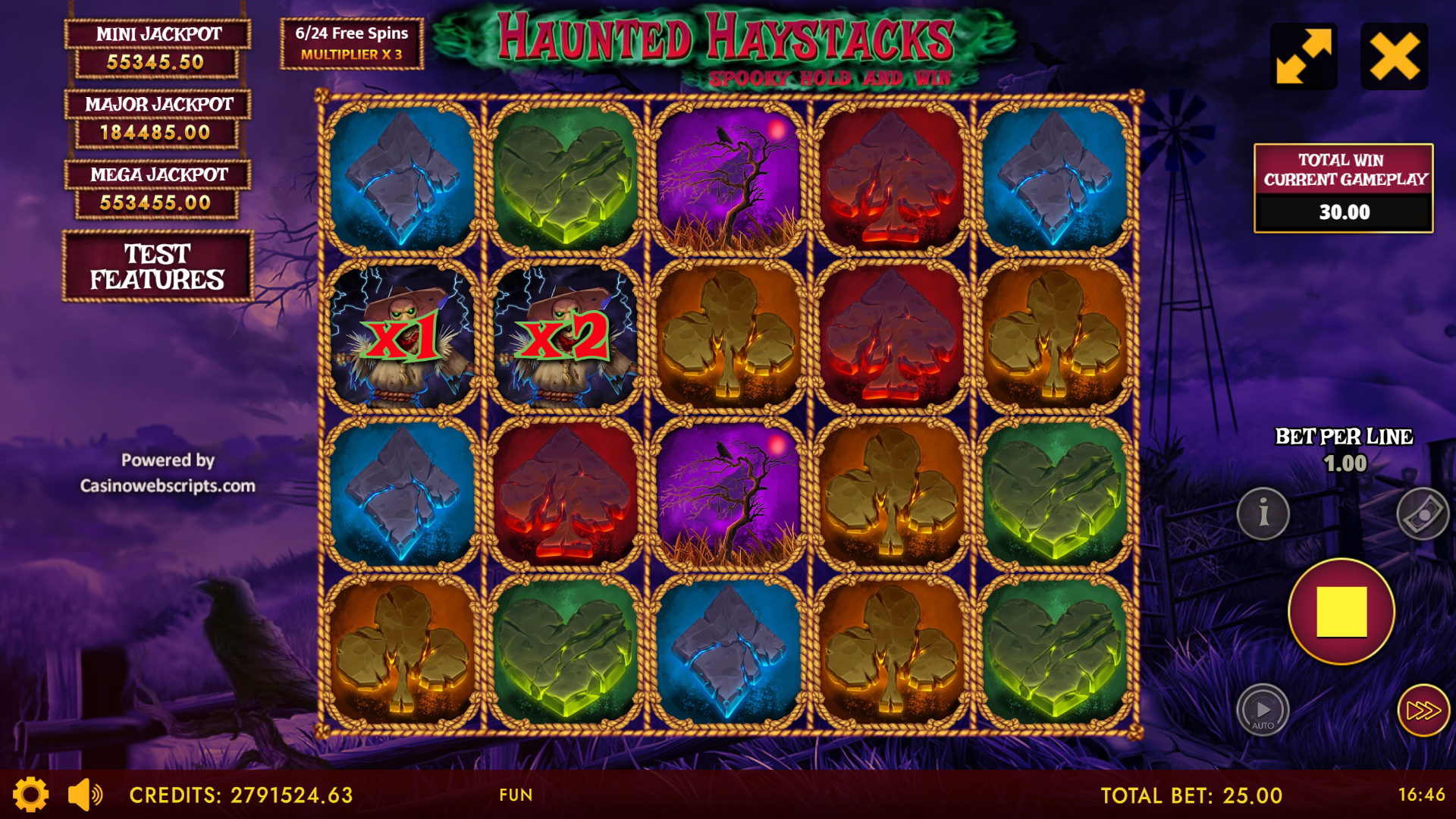 Haunted Haystacks - Spooky Hold and Win free spins