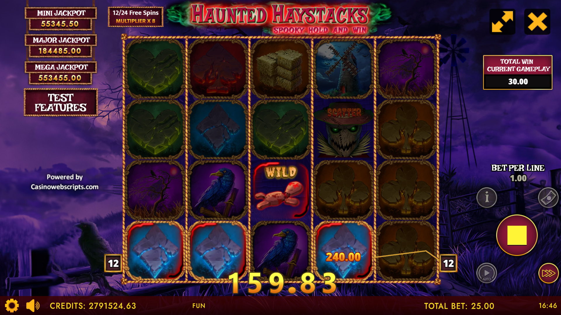 Haunted Haystacks - Spooky Hold and Win - Preview #4