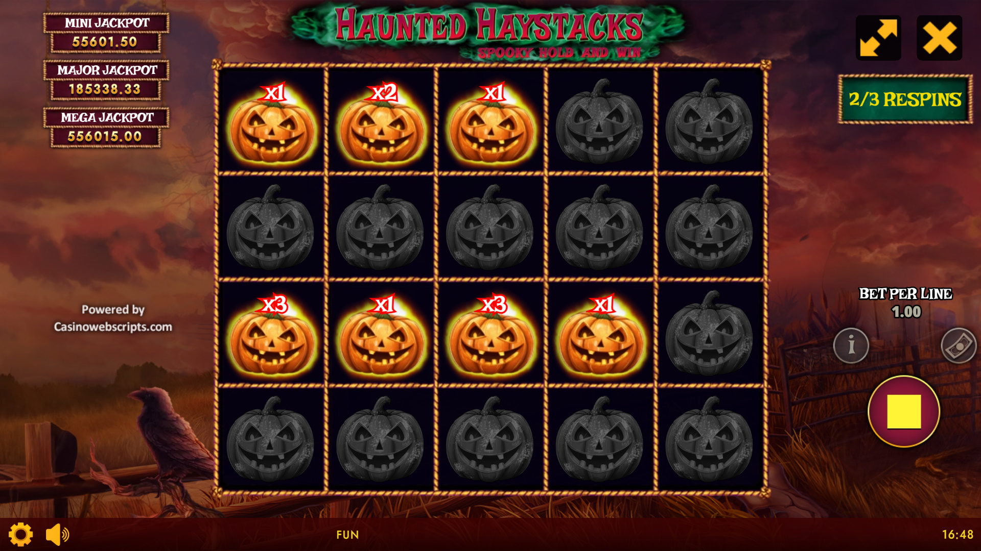 Haunted Haystacks - Spooky Hold and Win - Bonus #2