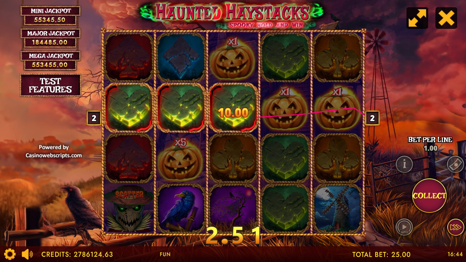 Haunted Haystacks - Spooky Hold and Win - Win