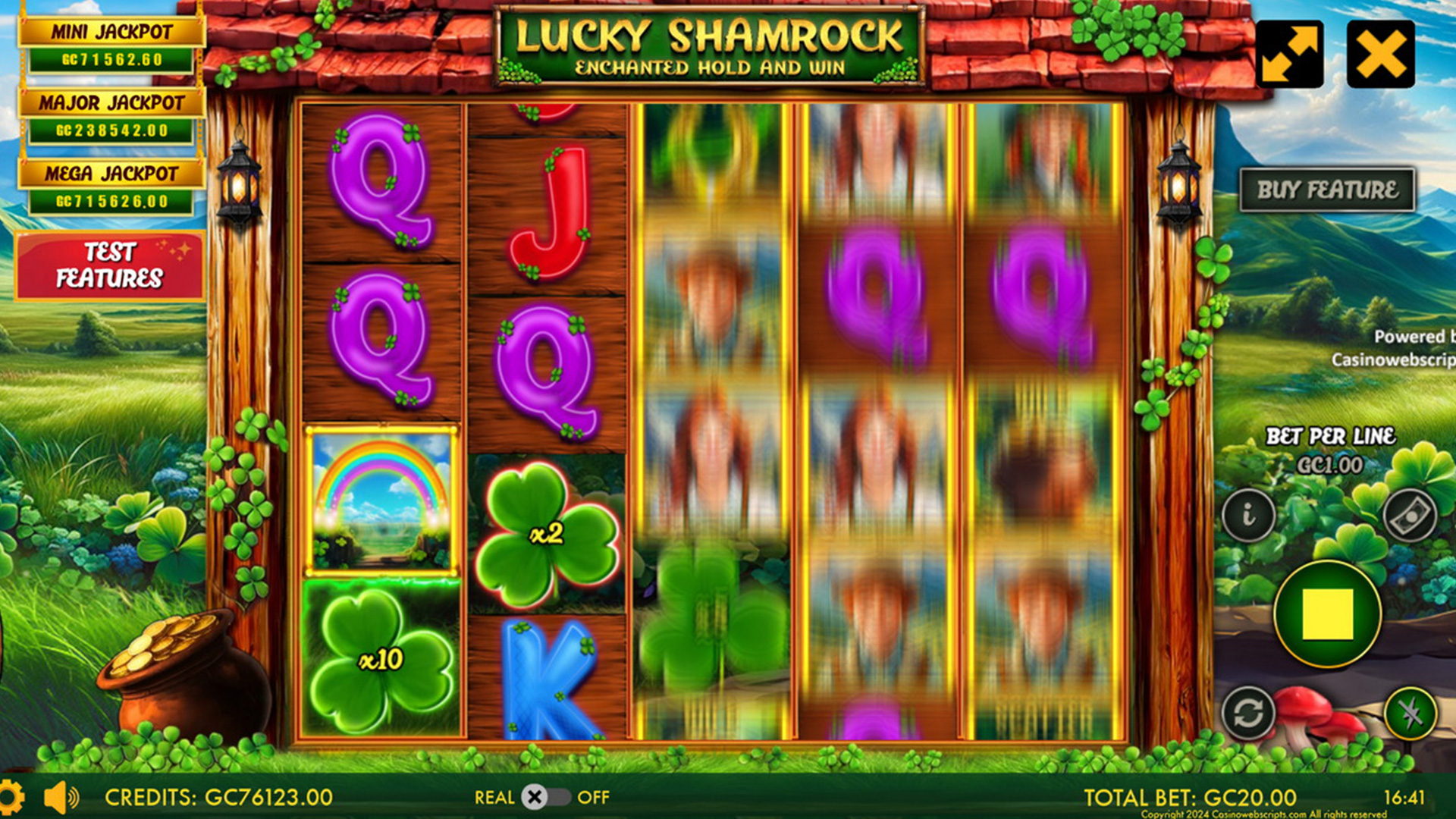Lucky Shamrock - Enchanted Hold and Win - Preview #4