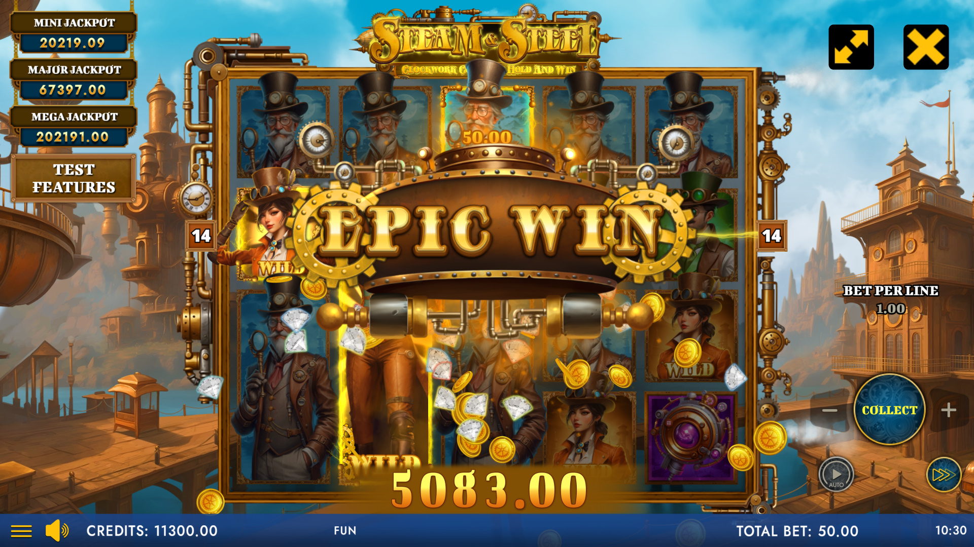 Steam And Steel - Clockwork Conquest Hold And Win - Epic Win